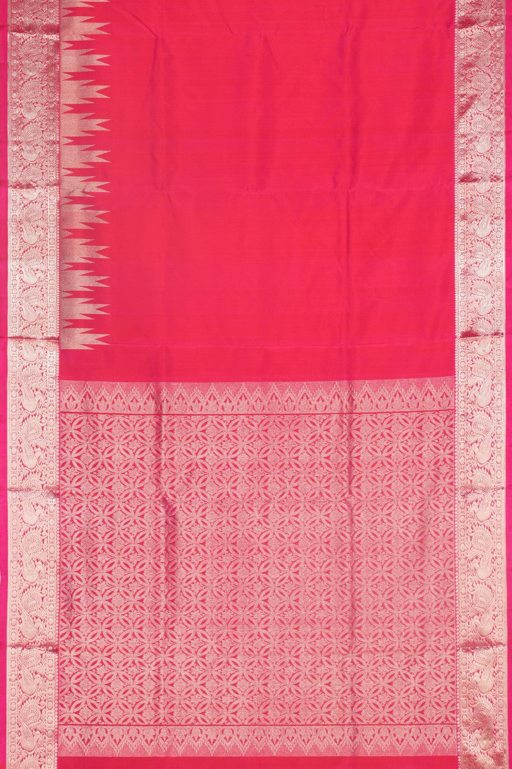 Image of Venkatagiri Silk Pink Saree